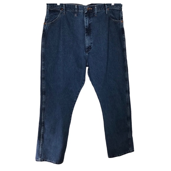 WRANGLER® COWBOY CUT® ORIGINAL FIT JEAN IN STONEWASHED Size W44 X L32” NWOT FLAW - Picture 15 of 16